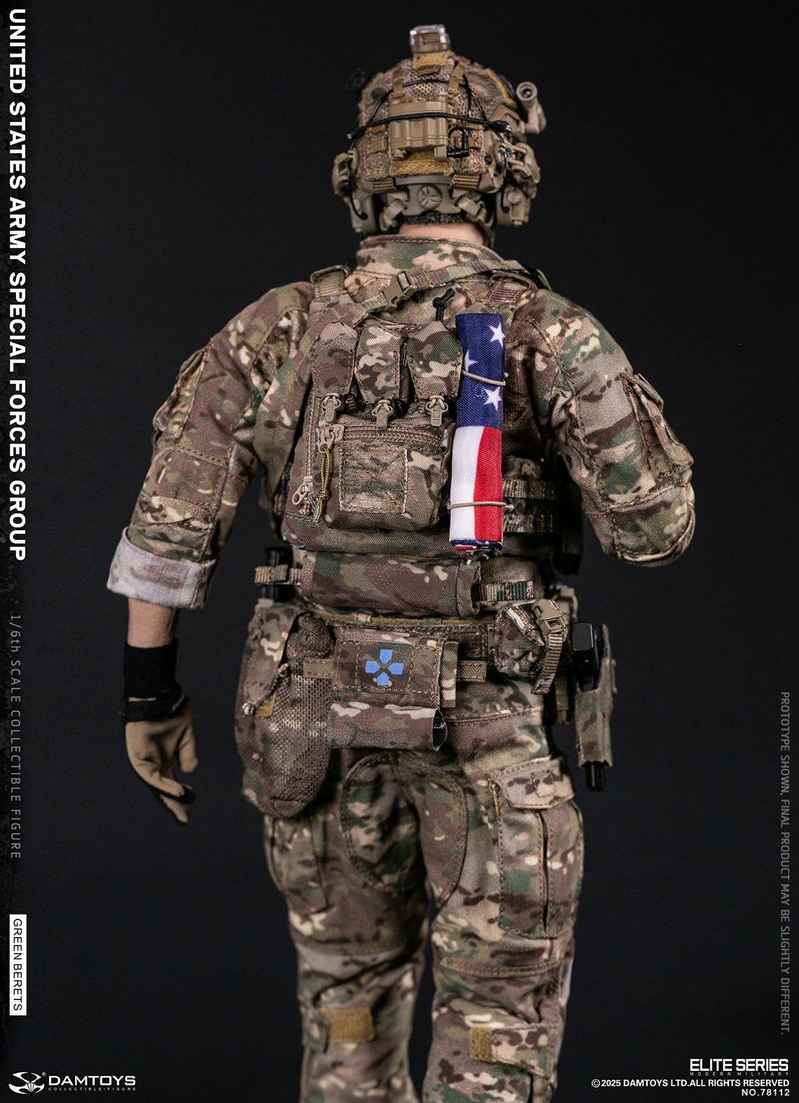 PRE ORDER – 1/6 U.S. ARMY SPECIAL FORCES GROUP GREEN BERETS ACTION FIGURE 78112