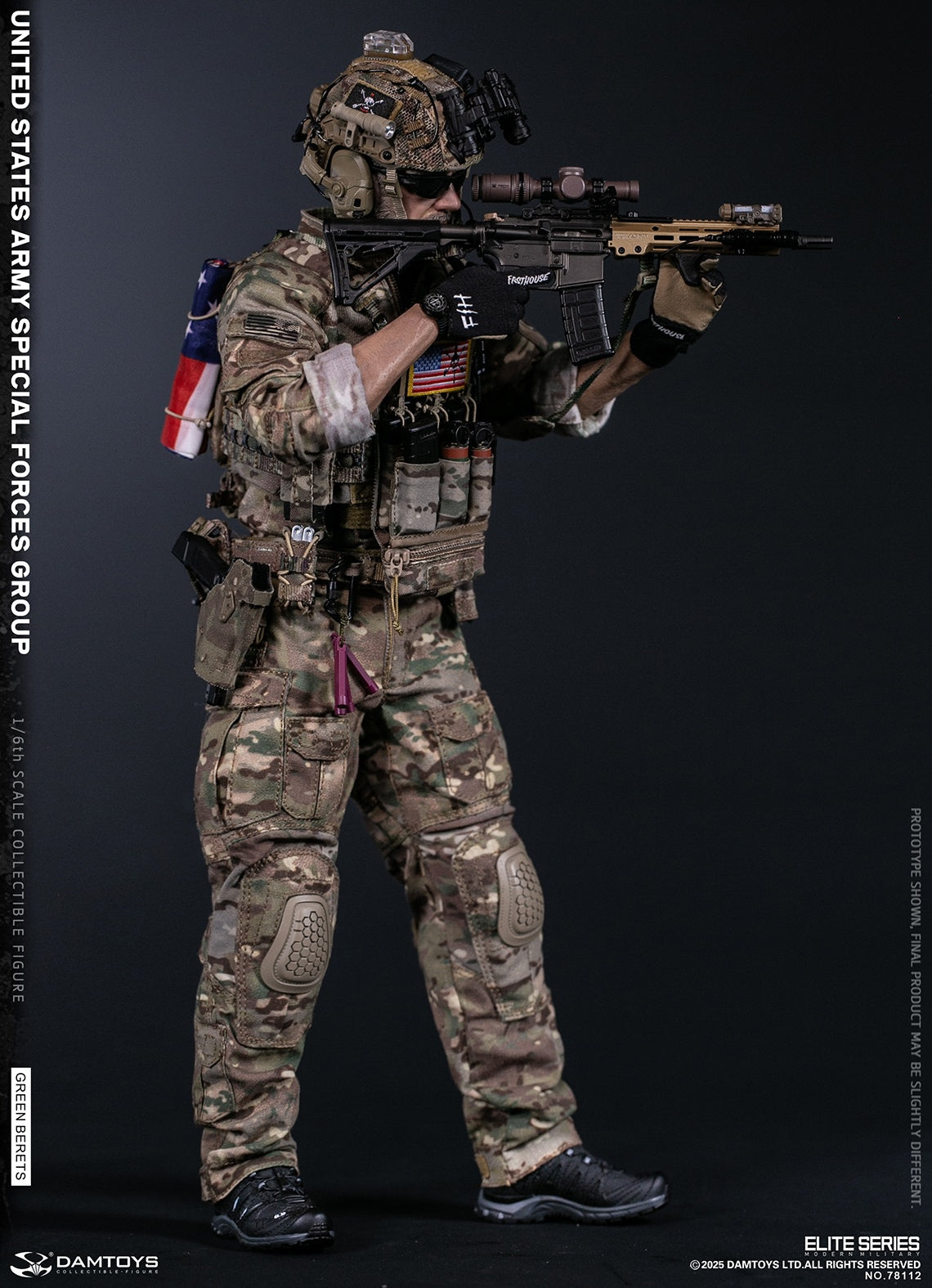 PRE ORDER – 1/6 U.S. ARMY SPECIAL FORCES GROUP GREEN BERETS ACTION FIGURE 78112