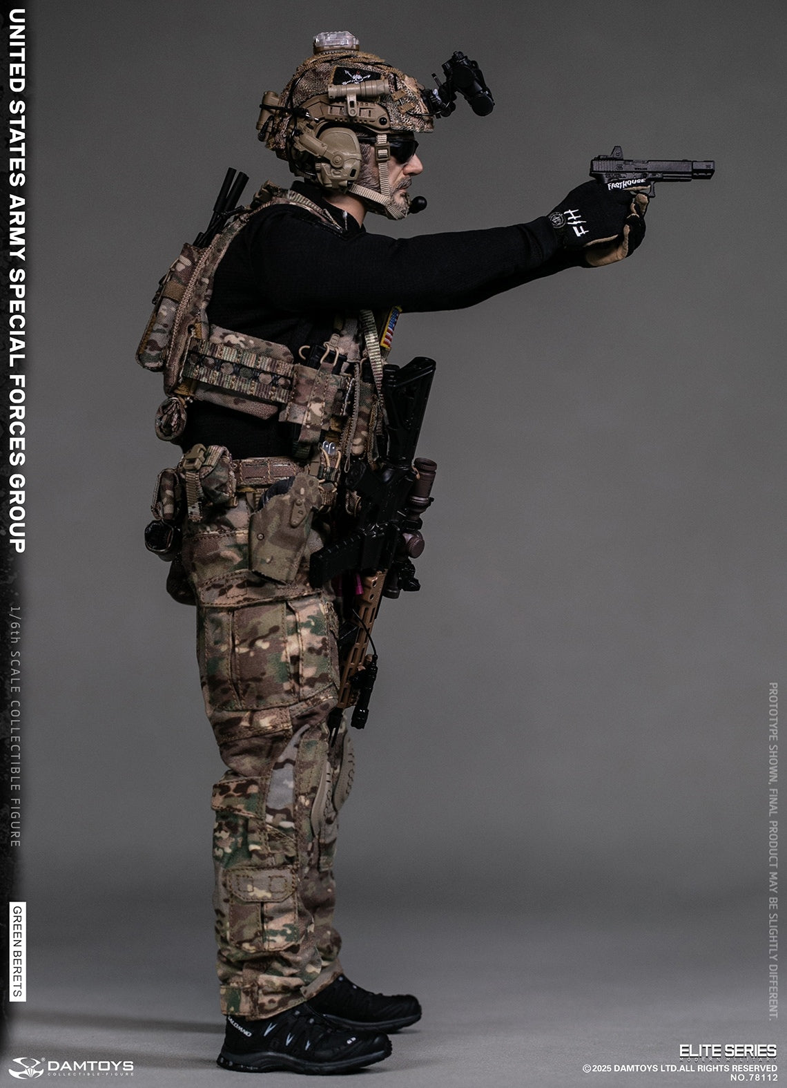 PRE ORDER – 1/6 U.S. ARMY SPECIAL FORCES GROUP GREEN BERETS ACTION FIGURE 78112