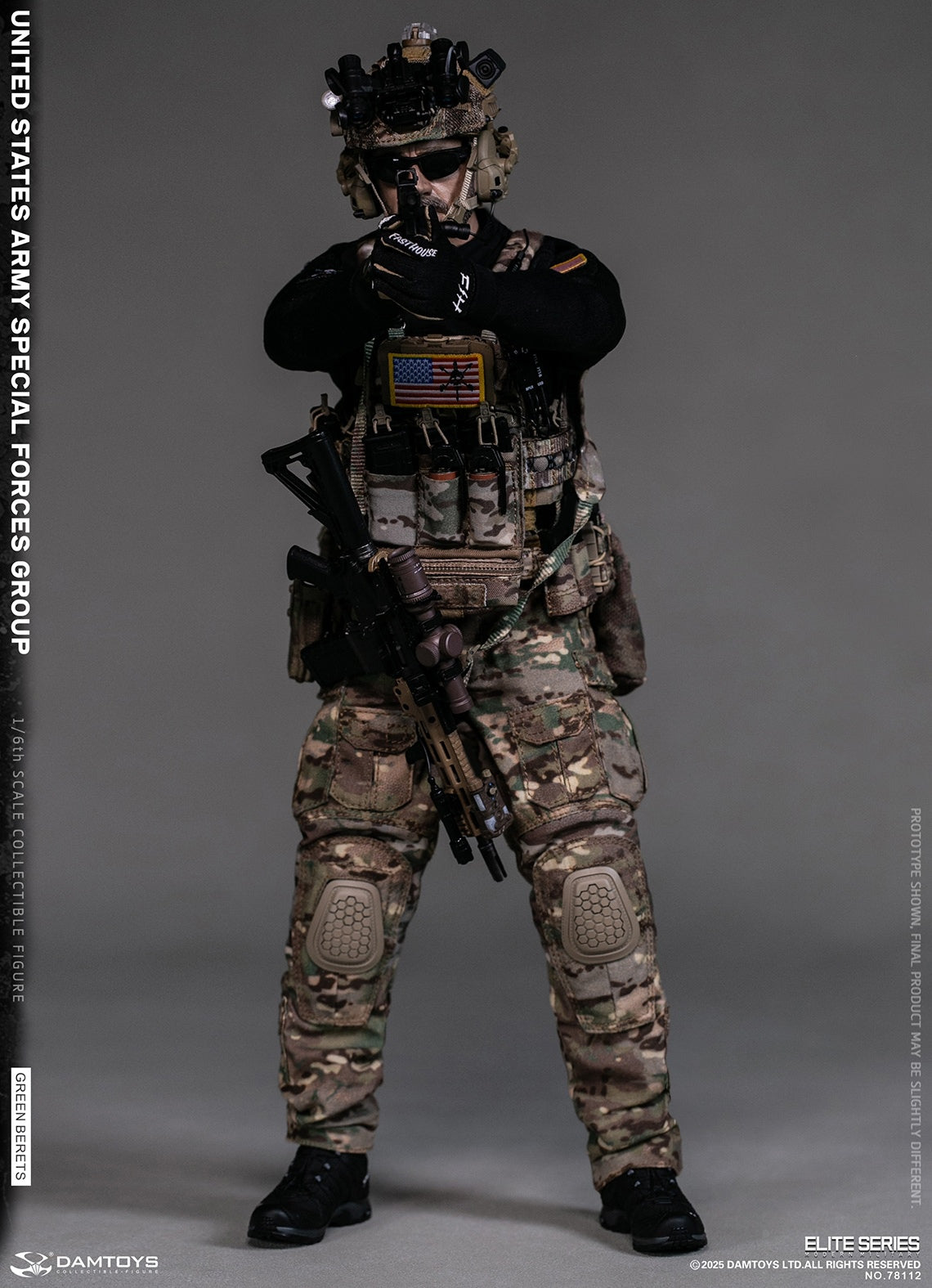 PRE ORDER – 1/6 U.S. ARMY SPECIAL FORCES GROUP GREEN BERETS ACTION FIGURE 78112