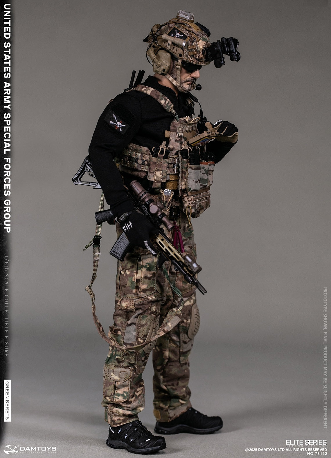 PRE ORDER – 1/6 U.S. ARMY SPECIAL FORCES GROUP GREEN BERETS ACTION FIGURE 78112