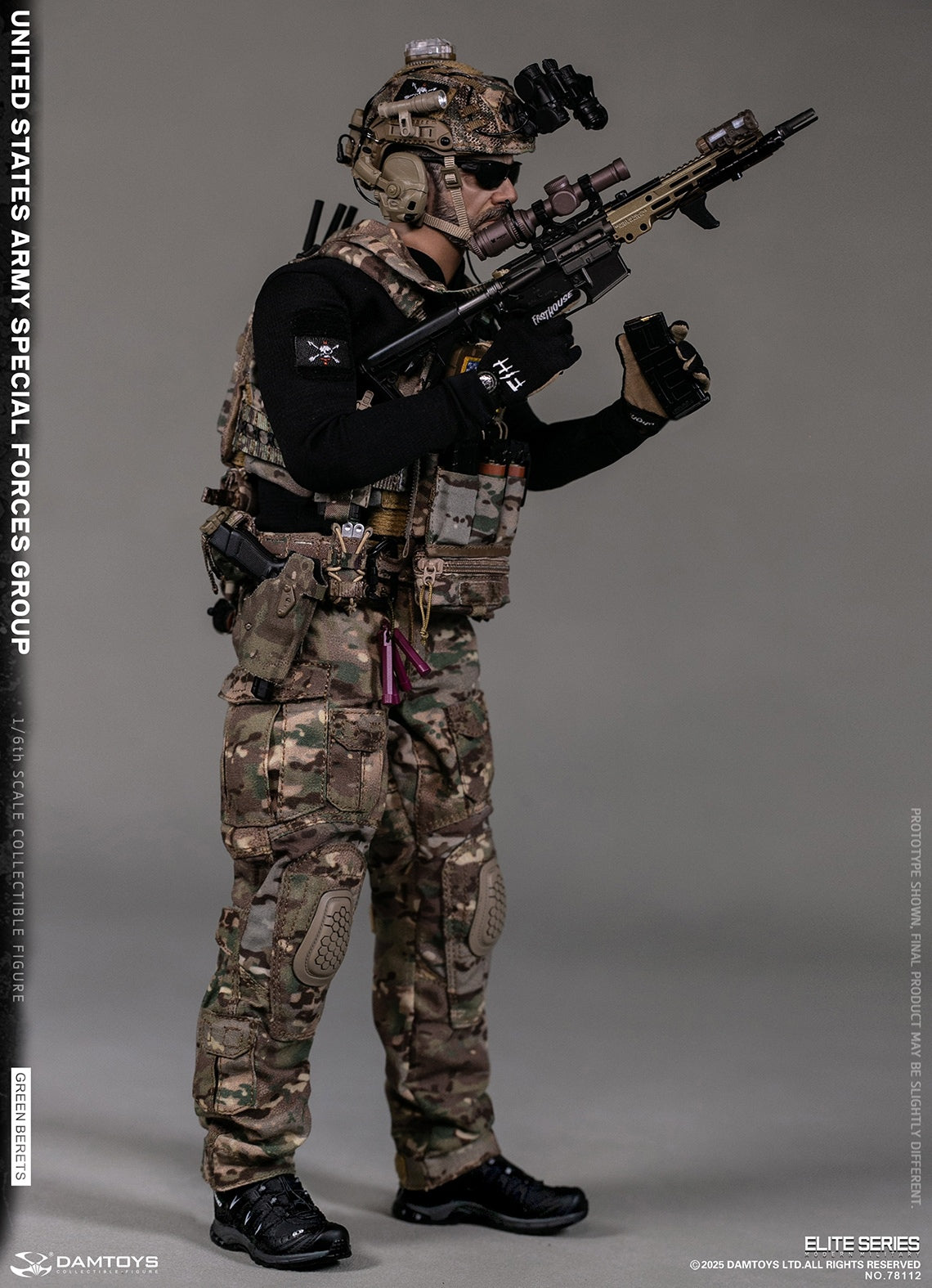PRE ORDER – 1/6 U.S. ARMY SPECIAL FORCES GROUP GREEN BERETS ACTION FIGURE 78112