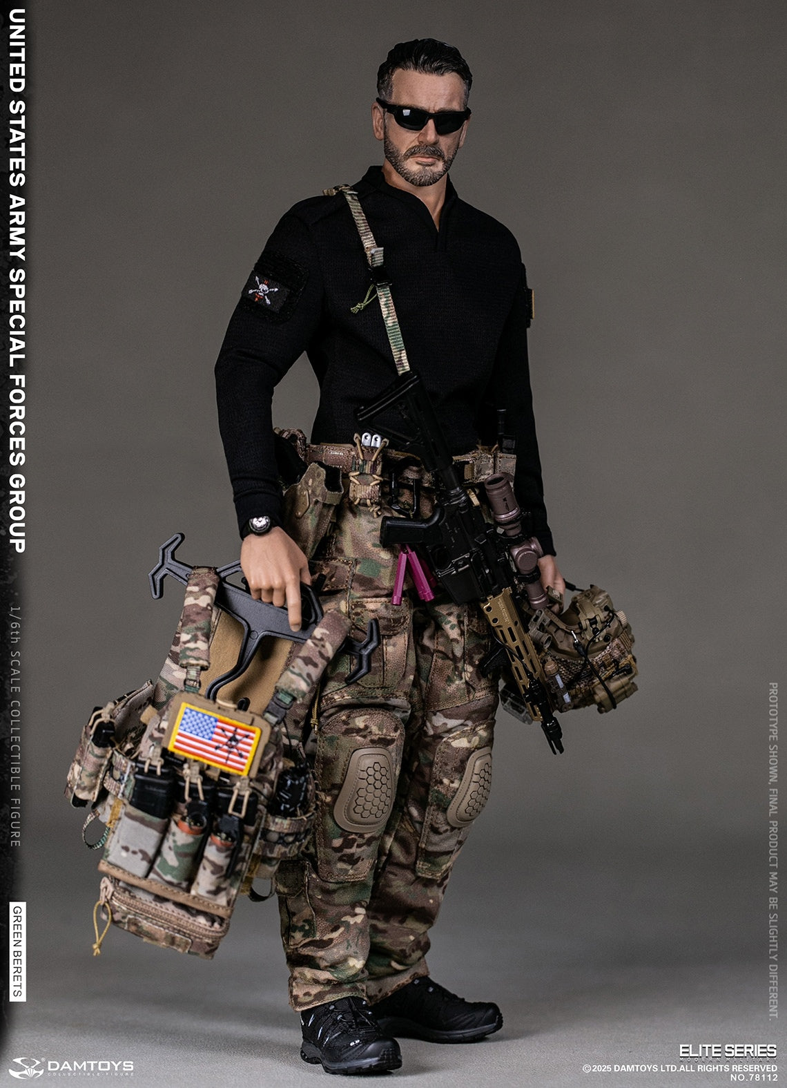 PRE ORDER – 1/6 U.S. ARMY SPECIAL FORCES GROUP GREEN BERETS ACTION FIGURE 78112