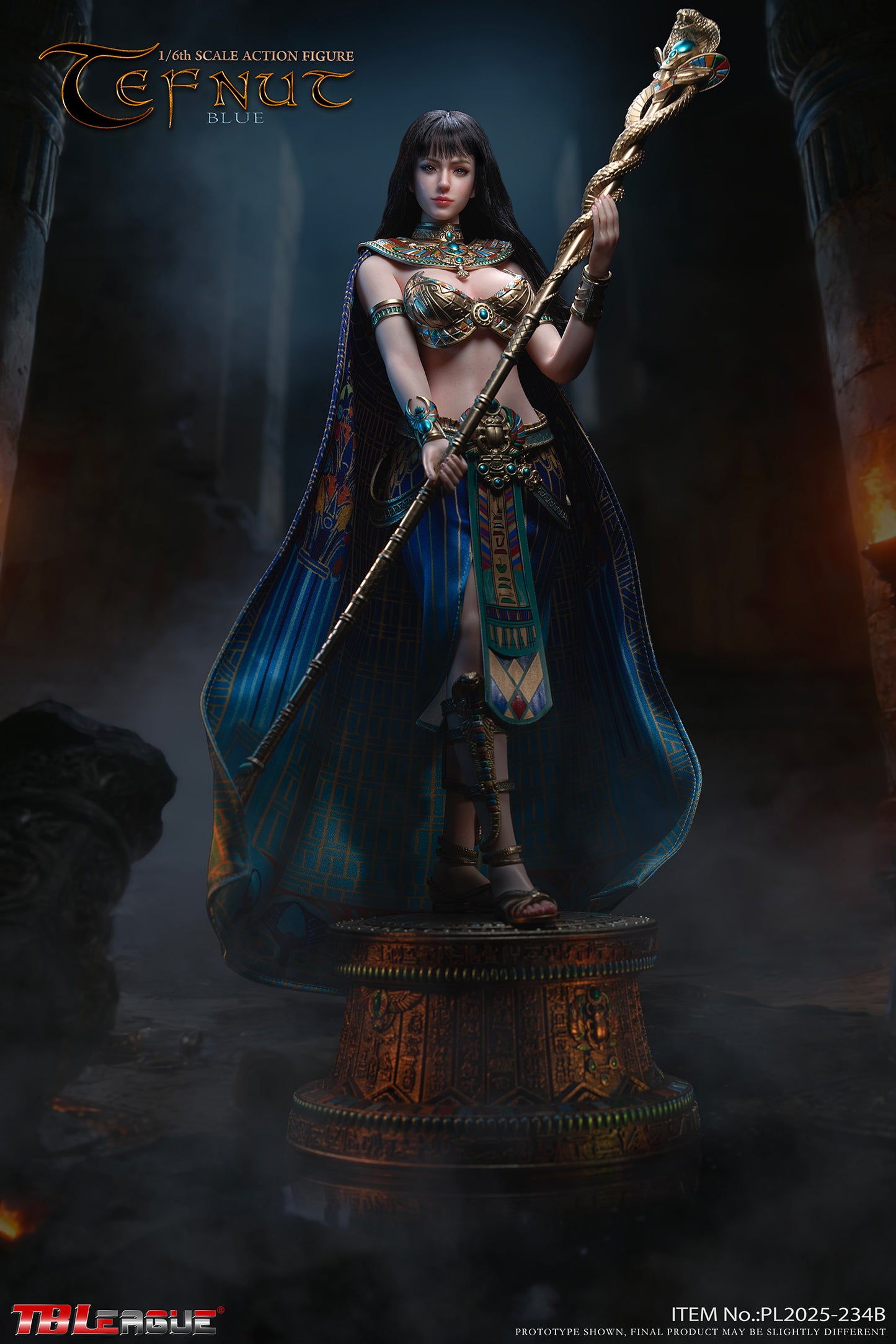 PRE ORDER – TBLEAGUE 1/6 EGYPTIAN GODS: TEFNUT (BLUE) PL2025-234B