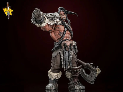 PRE ORDER – 1/10 WORLD OF WARCRAFT - TRIBAL BATTLE SONG - WAR CHIEF - GROMMASH HELLSCREAM ACTION FIGURE