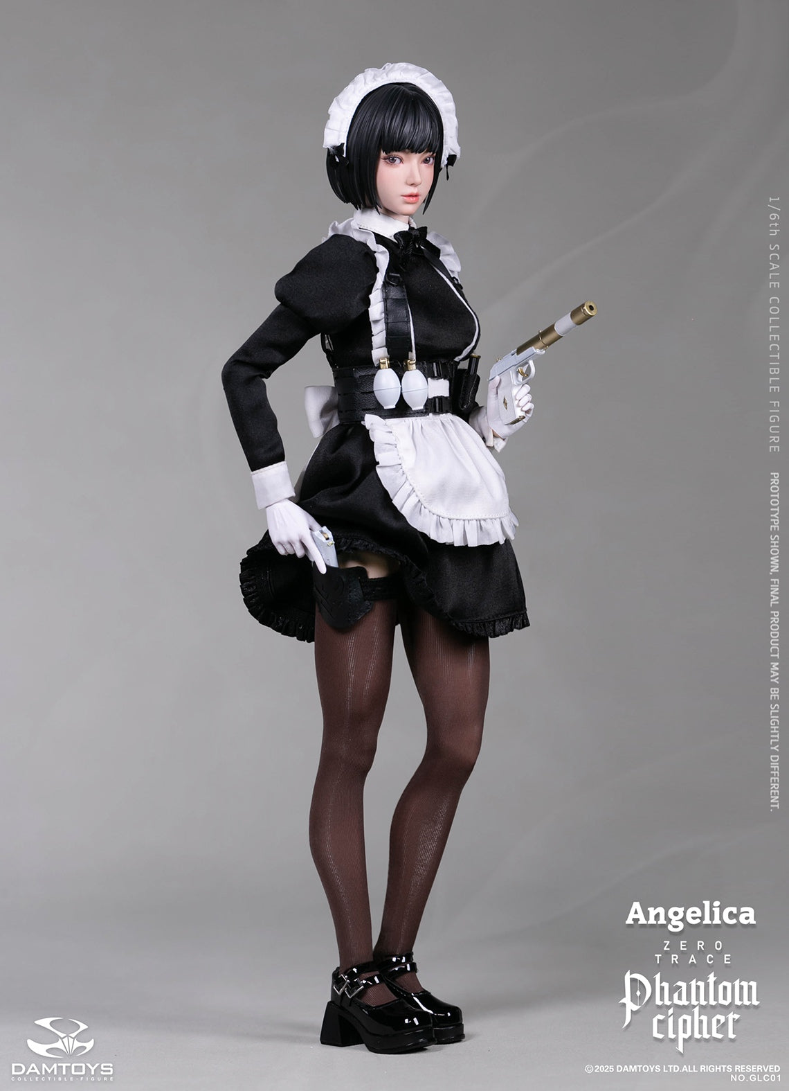 PRE ORDER – 1/6 PHANTOM CIPHER: ZERO TRACE ANGELICA ORIGINAL STORY COLLECTIBLE FIGURE GLC01