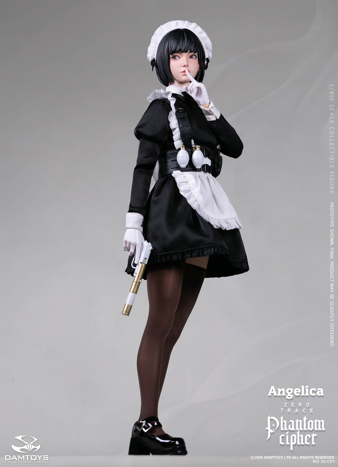 PRE ORDER – 1/6 PHANTOM CIPHER: ZERO TRACE ANGELICA ORIGINAL STORY COLLECTIBLE FIGURE GLC01