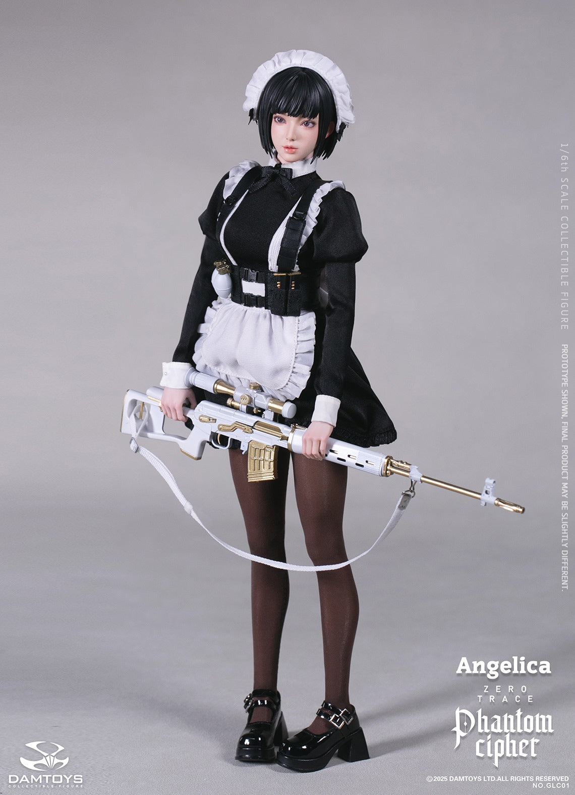 PRE ORDER – 1/6 PHANTOM CIPHER: ZERO TRACE ANGELICA ORIGINAL STORY COLLECTIBLE FIGURE GLC01