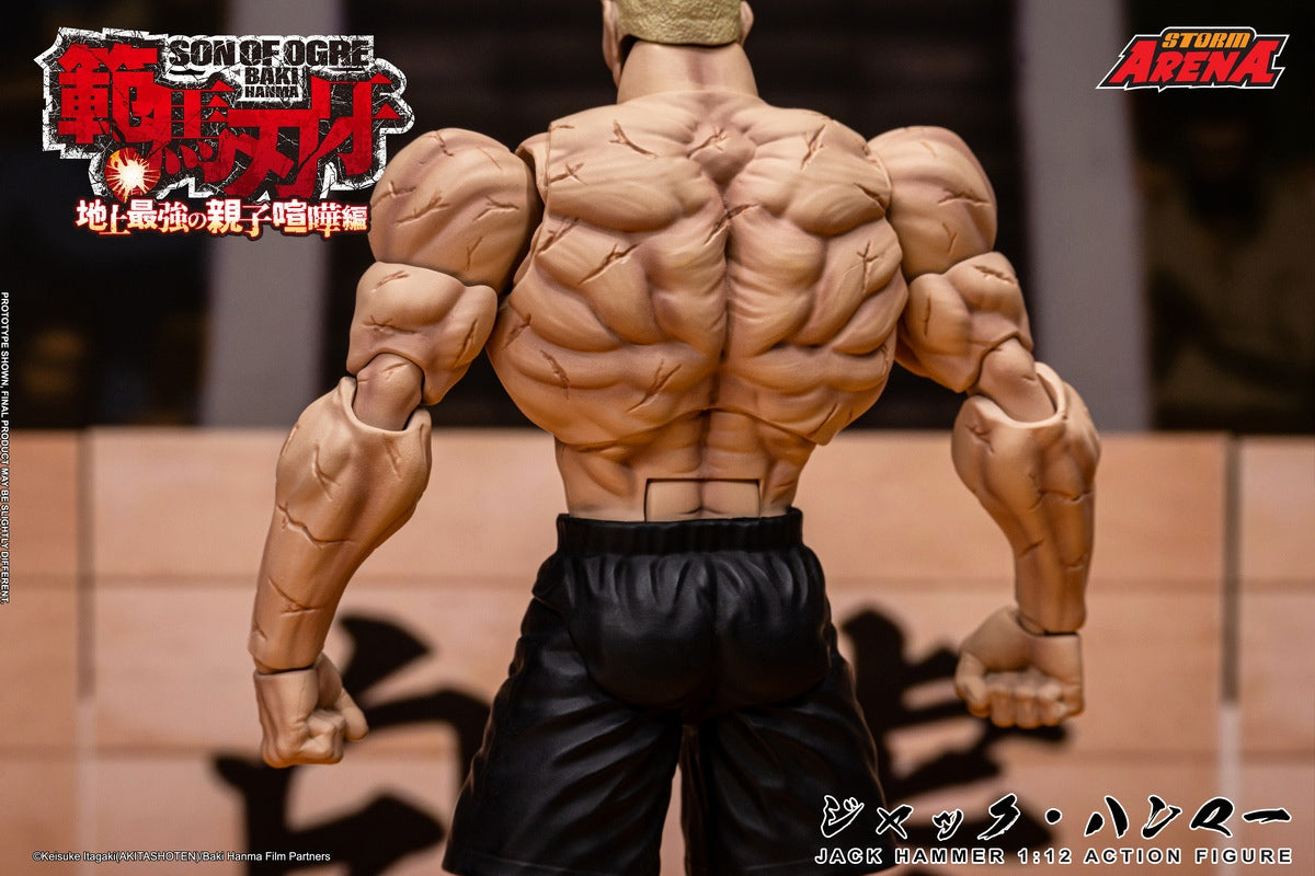 PRE ORDER – 1/12 BAKI HANMA : JACK HAMMER - SON OF OGRE ACTION FIGURE BHSA04