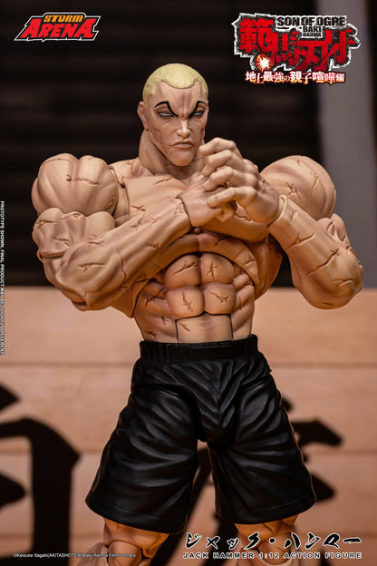 PRE ORDER – 1/12 BAKI HANMA : JACK HAMMER - SON OF OGRE ACTION FIGURE BHSA04