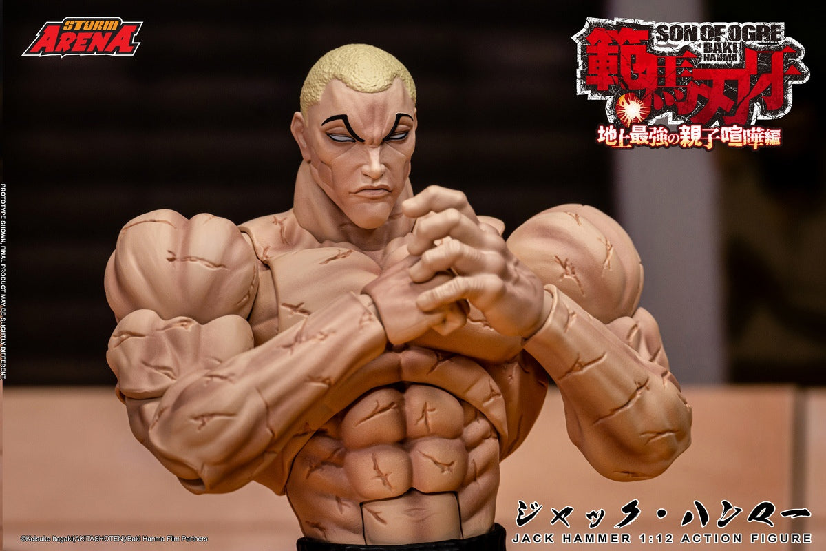 PRE ORDER – 1/12 BAKI HANMA : JACK HAMMER - SON OF OGRE ACTION FIGURE BHSA04