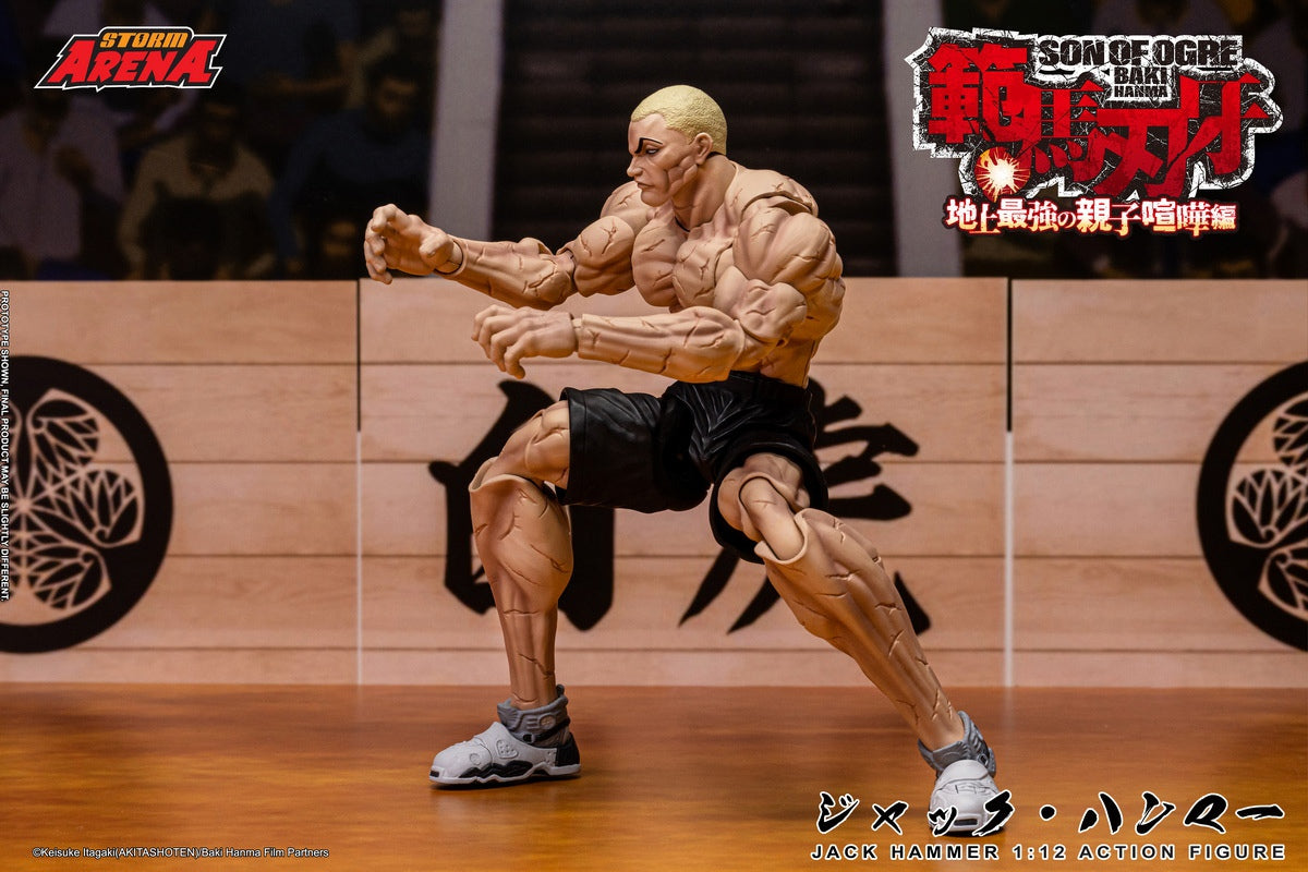 PRE ORDER – 1/12 BAKI HANMA : JACK HAMMER - SON OF OGRE ACTION FIGURE BHSA04