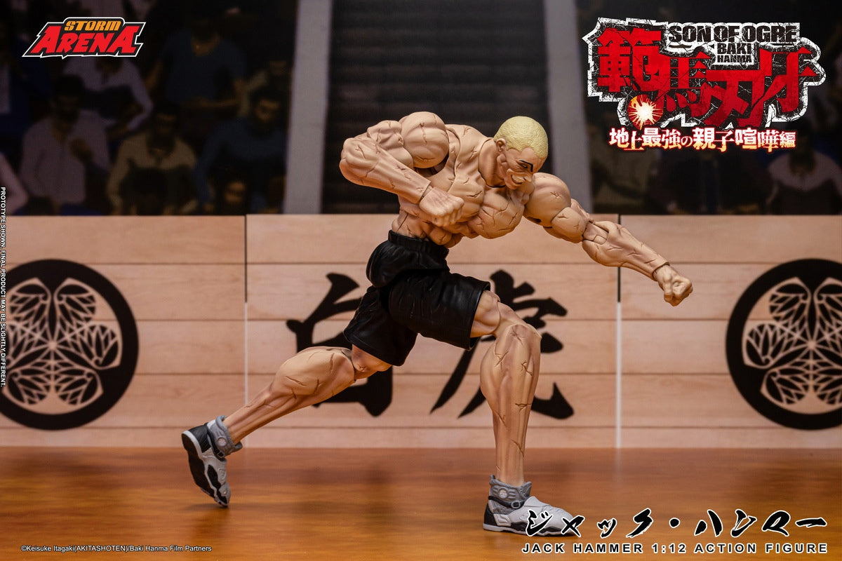 PRE ORDER – 1/12 BAKI HANMA : JACK HAMMER - SON OF OGRE ACTION FIGURE BHSA04