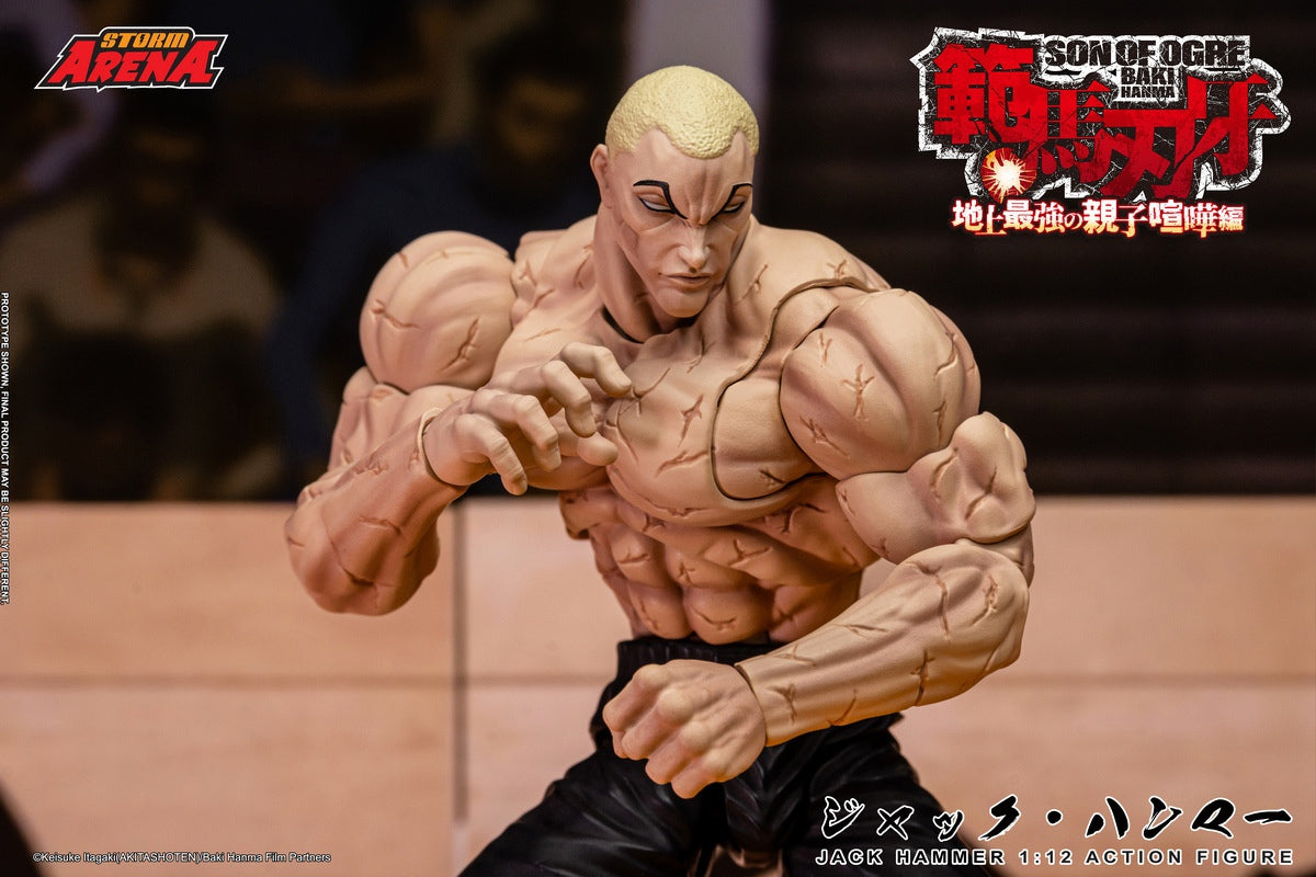 PRE ORDER – 1/12 BAKI HANMA : JACK HAMMER - SON OF OGRE ACTION FIGURE BHSA04