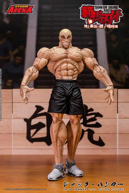 PRE ORDER – 1/12 BAKI HANMA : JACK HAMMER - SON OF OGRE ACTION FIGURE BHSA04