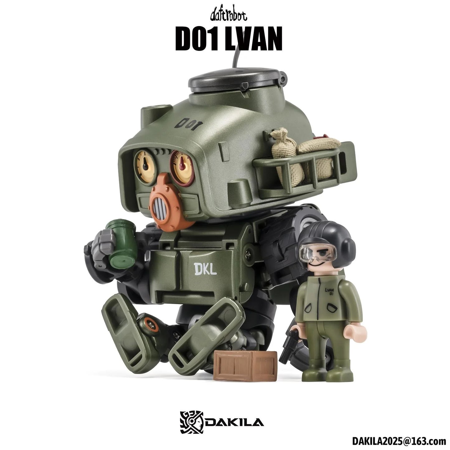 PRE ORDER – DAKILA D01 DAFTBOTS SERIES LVAN