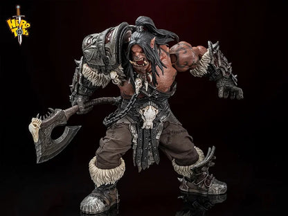 PRE ORDER – 1/10 WORLD OF WARCRAFT - TRIBAL BATTLE SONG - WAR CHIEF - GROMMASH HELLSCREAM ACTION FIGURE