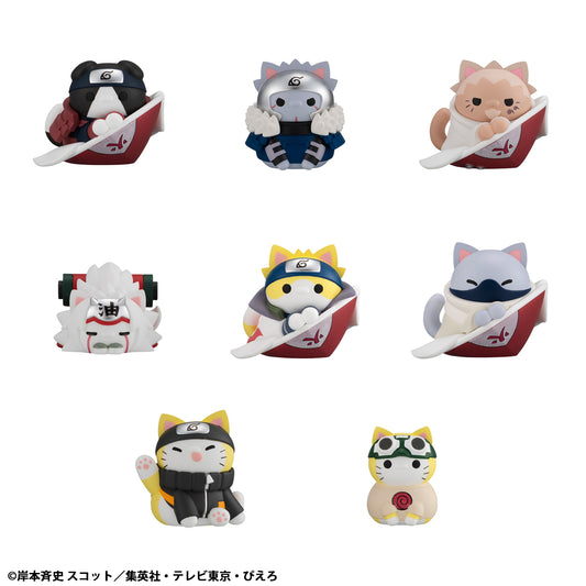 PRE ORDER – MEGA CAT PROJECT NARUTO SHIPPUDEN - NYARUTO! THE BOND BETWEEN MASTER AND DISCIPLE VER. (REPEAT) (BOX OF 8)