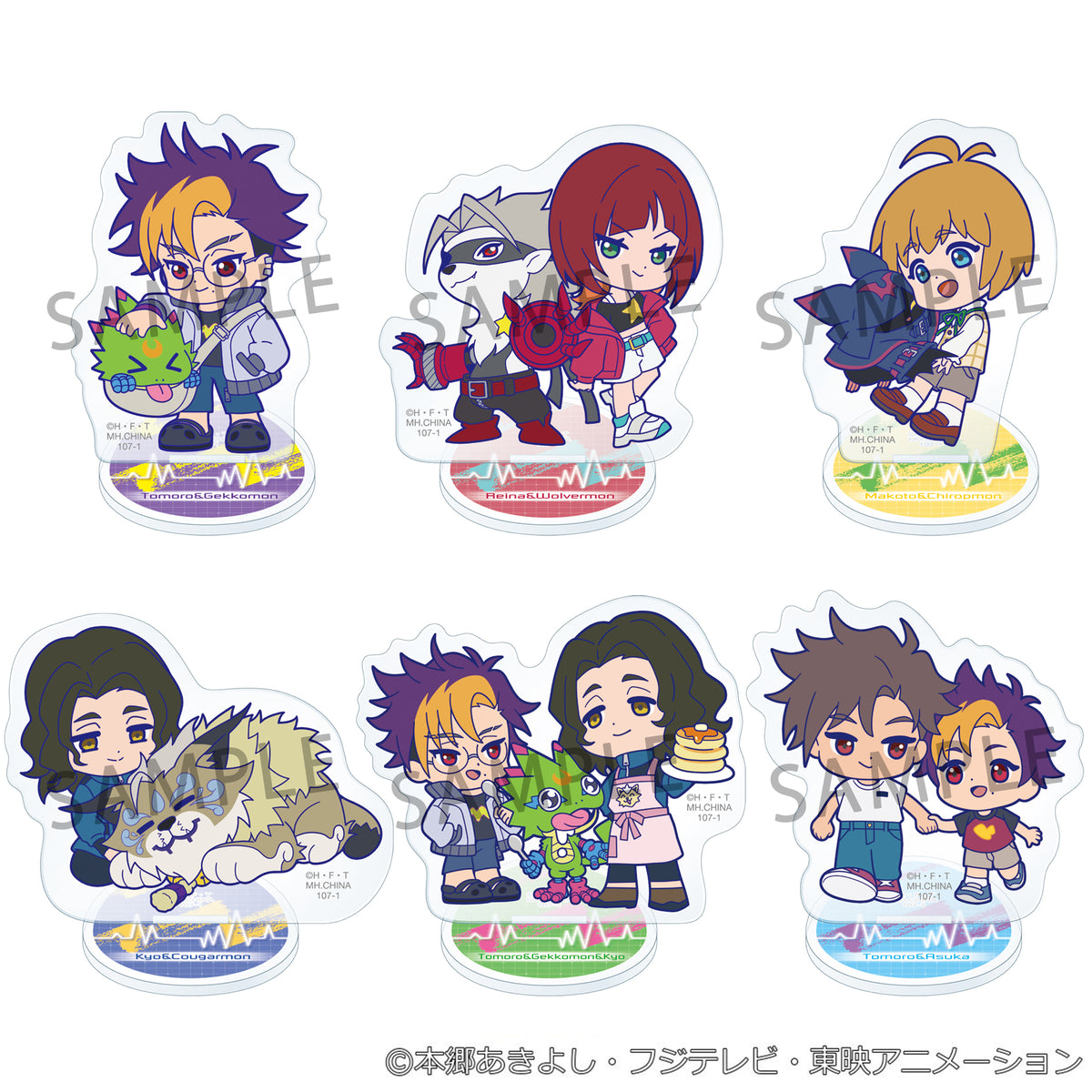 PRE ORDER – ACRYLIC STAND BUDDYCOLLE DIGIMON BEATBREAK (BOX OF 6)