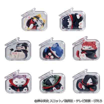 PRE ORDER – MEGA CAT PROJECT NARUTO SHIPPUDEN - GOOD NIGHT NYARUTO! GATHERING AKATSUKI EDITION VOL.1 (BOX OF 8)