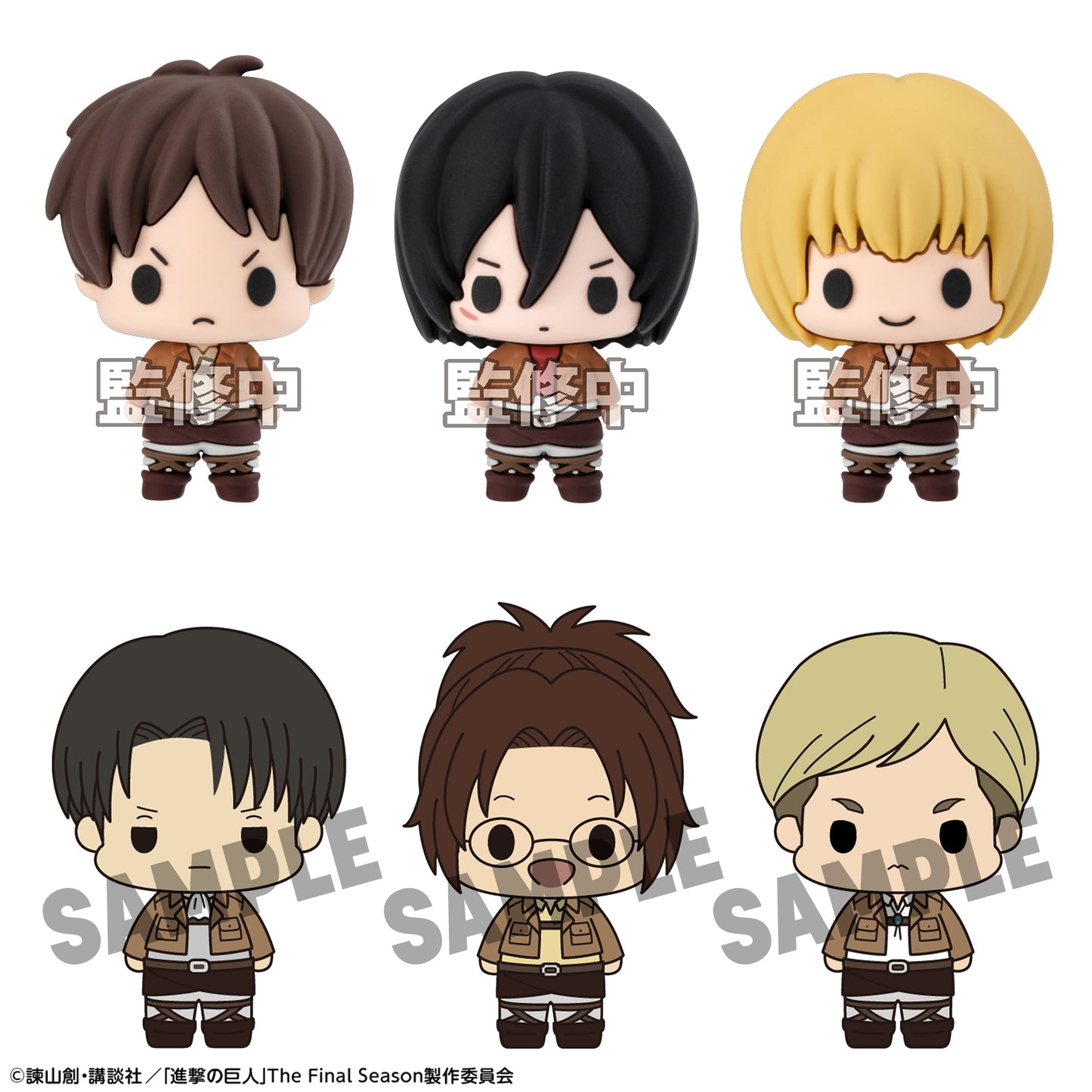 PRE ORDER – CHOKORIN COLLECTION ATTACK ON TITAN (BOX OF 6)