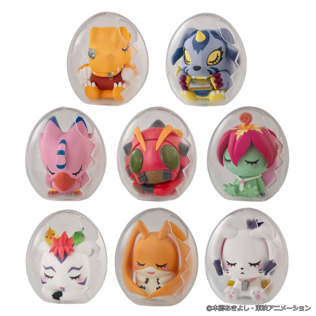 PRE ORDER – MEGA EGG FIGURE DIGIMON ADVENTURE - GOOD NIGHT DIGICOLLE! (BOX OF 8)