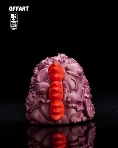 PRE ORDER – OFFART X HORIREN 12CM HUNDRED CATS GUREN RED FLAME THERMO MINI BUST - PURPLE FLAME FUSION