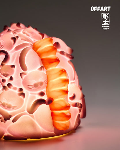 PRE ORDER – OFFART X HORIREN 12CM HUNDRED CATS GUREN RED FLAME THERMO MINI BUST - PURPLE FLAME FUSION