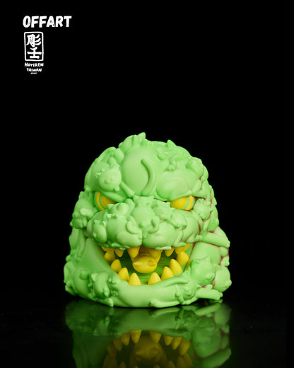 PRE ORDER – OFFART X HORIREN 12CM HUNDRED CATS GUREN RED FLAME THERMO MINI BUST - PURPLE FLAME FUSION