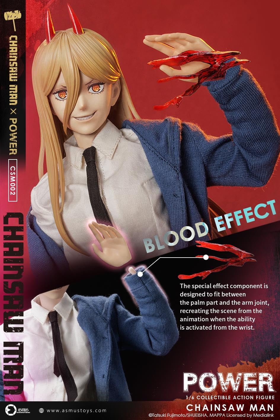 PRE ORDER – 1/6 CHAINSAW MAN POWER CSM002