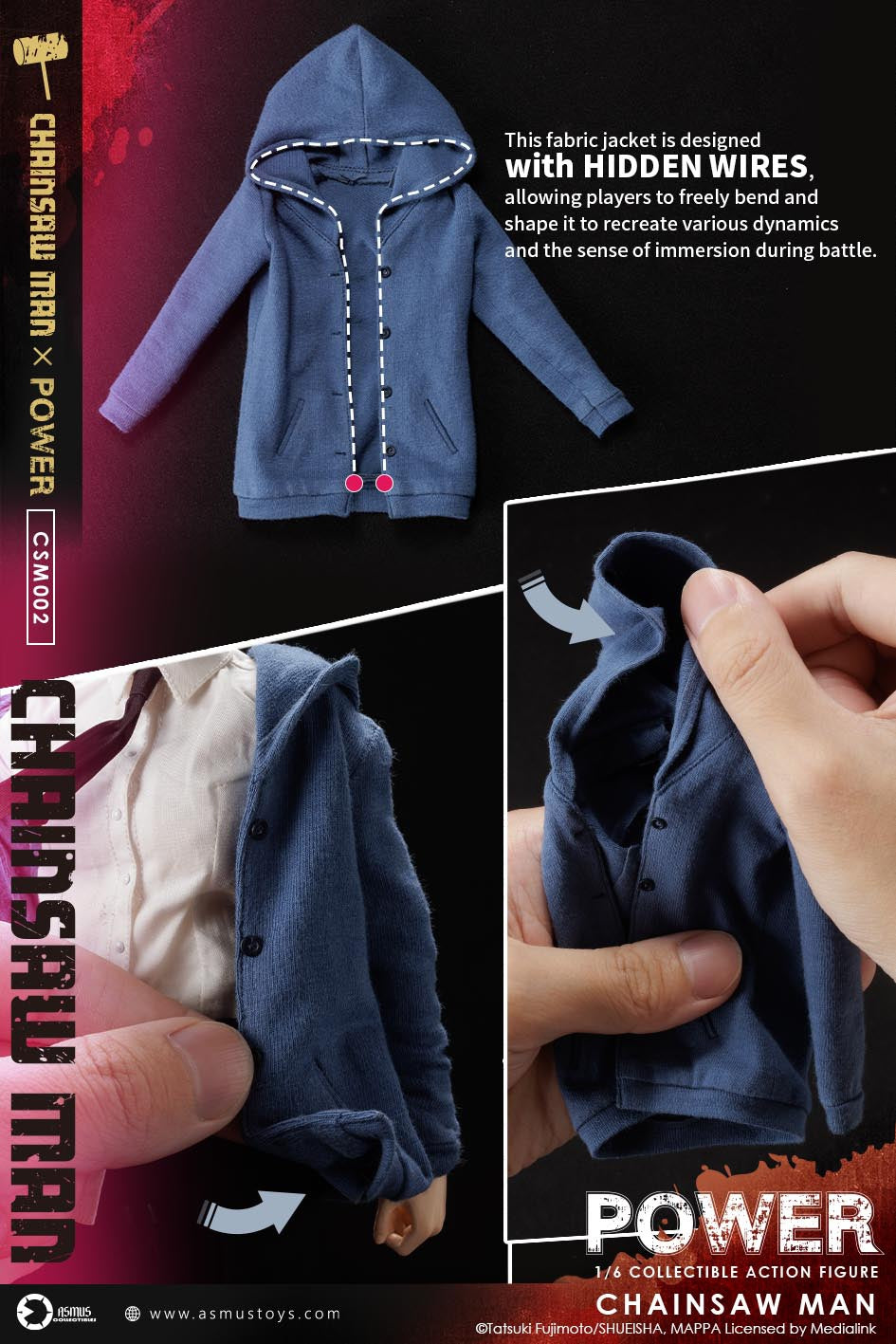PRE ORDER – 1/6 CHAINSAW MAN POWER CSM002