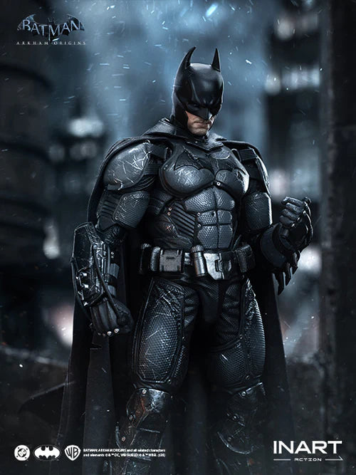 PRE ORDER – BATMAN: ARKHAM ORIGINS – BATMAN (BATTLE DAMAGED VERSION) ACTION FIGURE