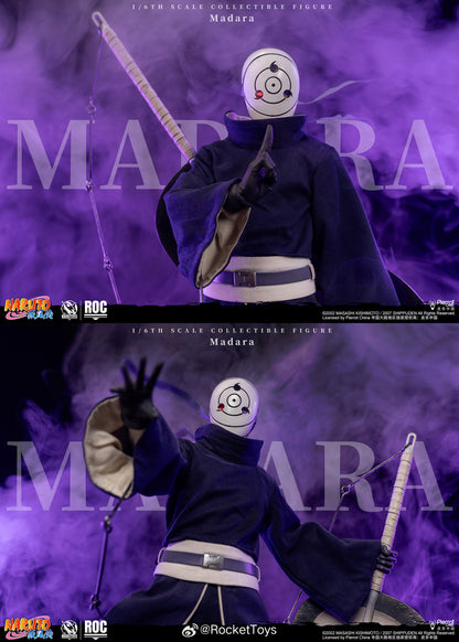 PRE ORDER – ROCKETTOYS ROC-021 1/6 NARUTO SHIPPUDEN MADARA UCHIHA (WHITE MASK)