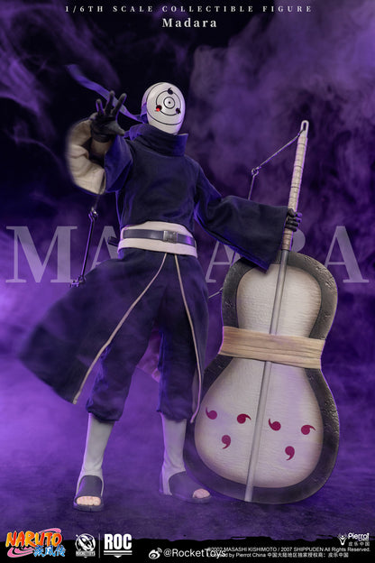 PRE ORDER – ROCKETTOYS ROC-021 1/6 NARUTO SHIPPUDEN MADARA UCHIHA (WHITE MASK)