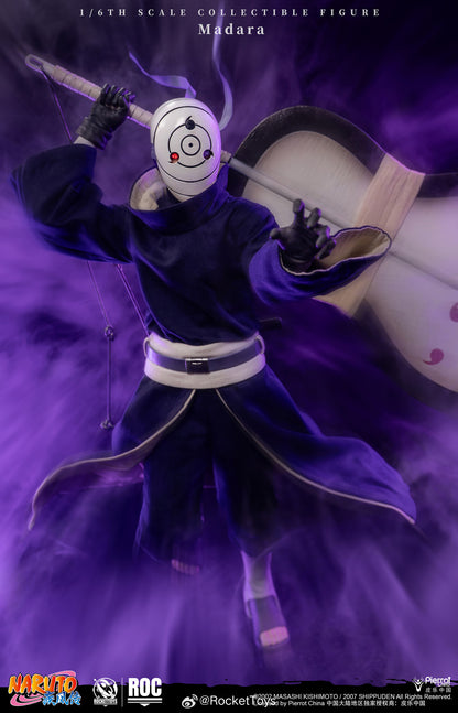 PRE ORDER – ROCKETTOYS ROC-021 1/6 NARUTO SHIPPUDEN MADARA UCHIHA (WHITE MASK)
