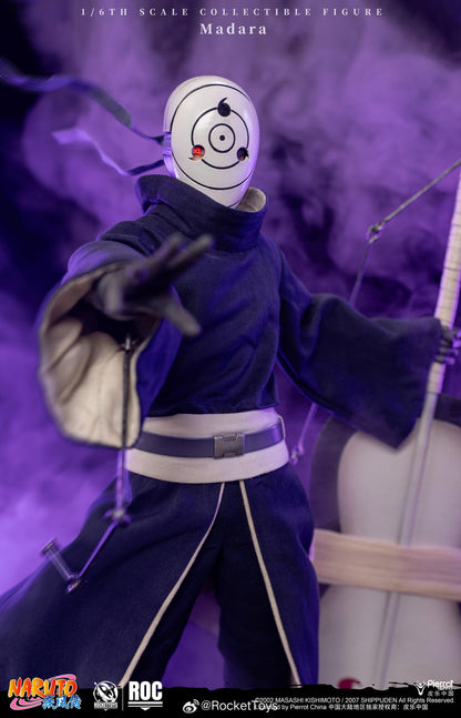 PRE ORDER – ROCKETTOYS ROC-021 1/6 NARUTO SHIPPUDEN MADARA UCHIHA (WHITE MASK)