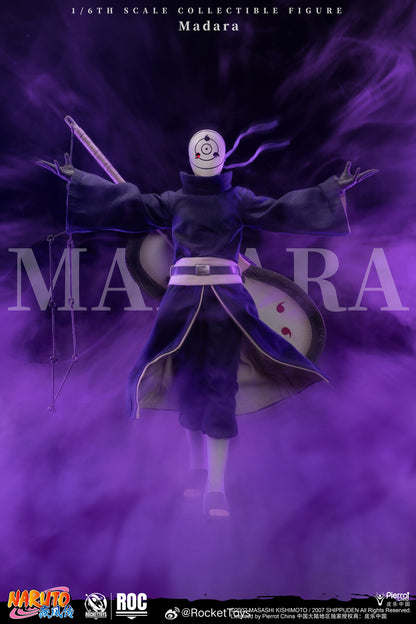 PRE ORDER – ROCKETTOYS ROC-021 1/6 NARUTO SHIPPUDEN MADARA UCHIHA (WHITE MASK)