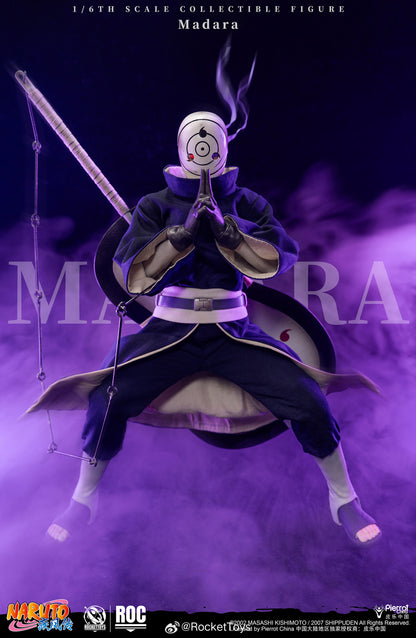 PRE ORDER – ROCKETTOYS ROC-021 1/6 NARUTO SHIPPUDEN MADARA UCHIHA (WHITE MASK)