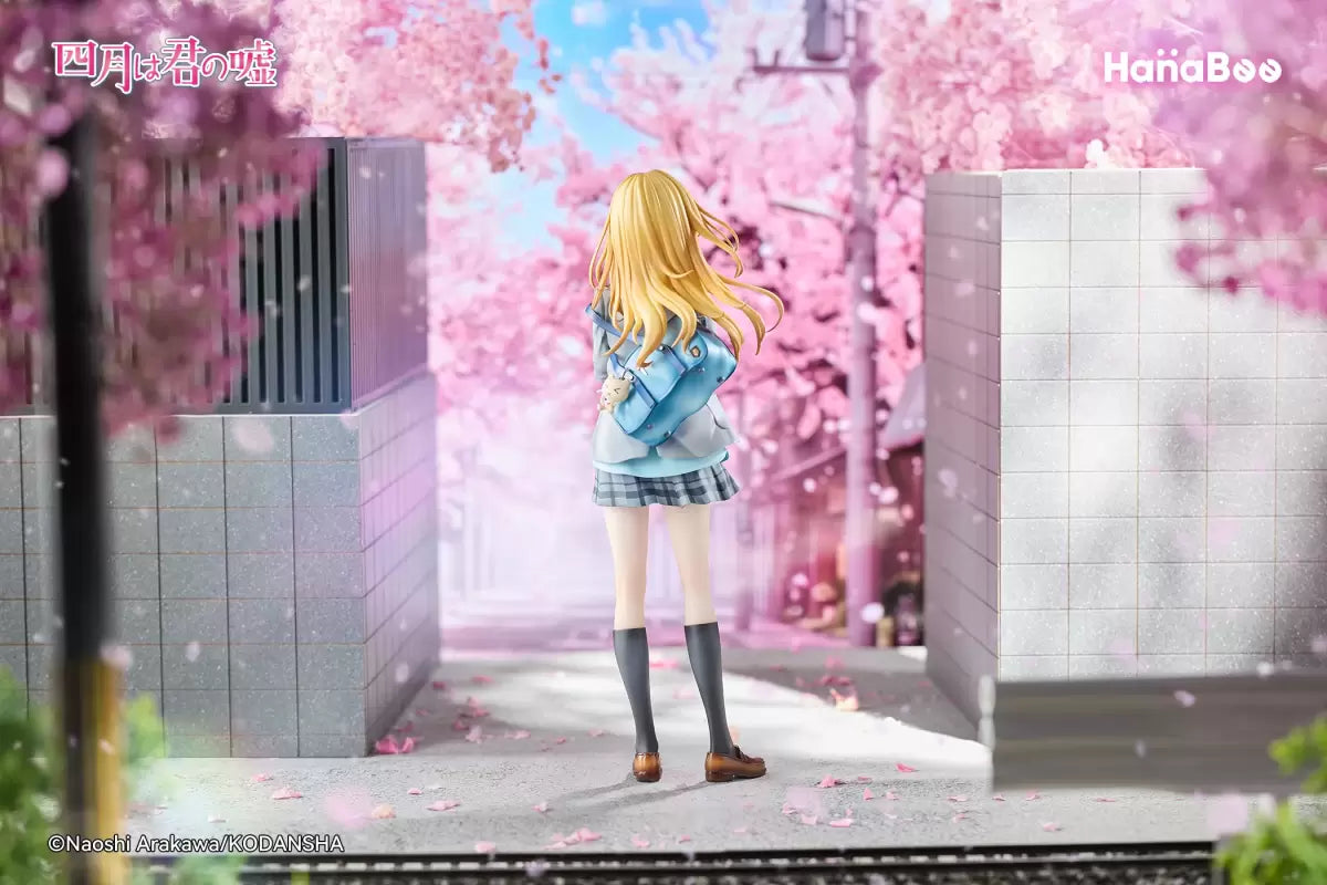 PRE ORDER – HANABEE 1/6 YOUR LIE IN APRIL - KAORI MIYAZONO + PO BONUS ART PRINT + ACRYLIC BACKDROP