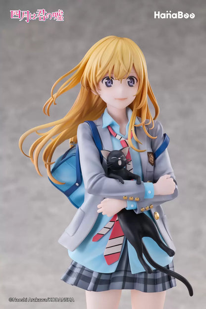 PRE ORDER – HANABEE 1/6 YOUR LIE IN APRIL - KAORI MIYAZONO + PO BONUS ART PRINT + ACRYLIC BACKDROP