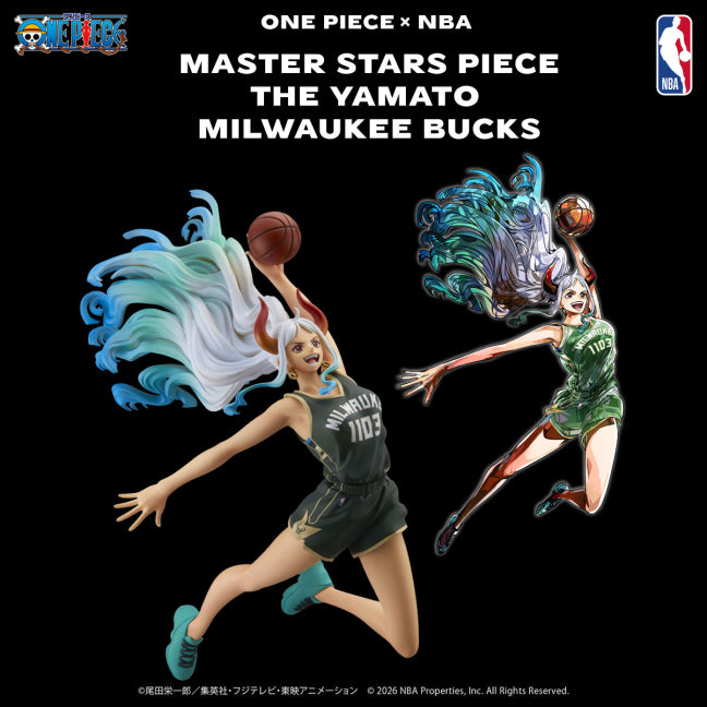 PRE ORDER – ONE PIECE X NBA MASTER STARS PIECE - THE YAMATO - MILWAUKEE BUCKS