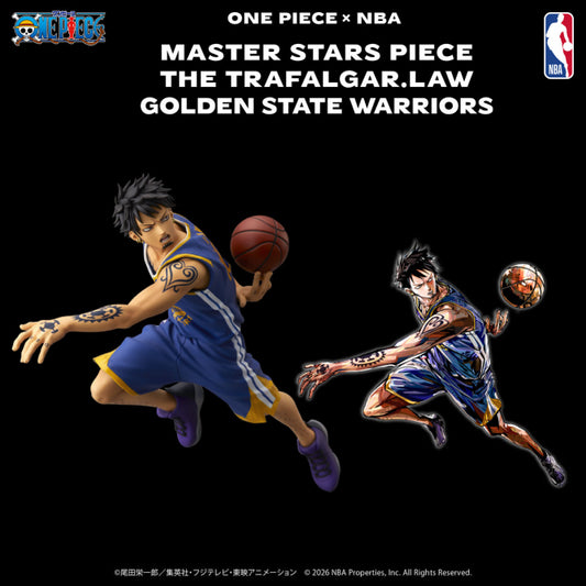PRE ORDER – ONE PIECE X NBA MASTER STARS PIECE - THE TRAFALGAR.LAW - GOLDEN STATE WARRIORS