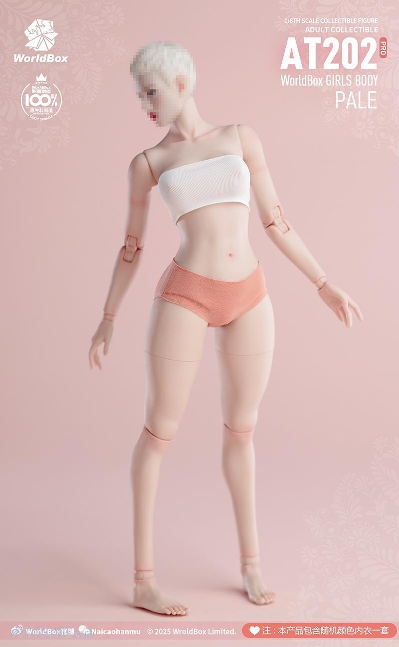 PRE ORDER – 1/6 FEMALE BODY WITH FAT LEGS UPGRADED VERSION PALE