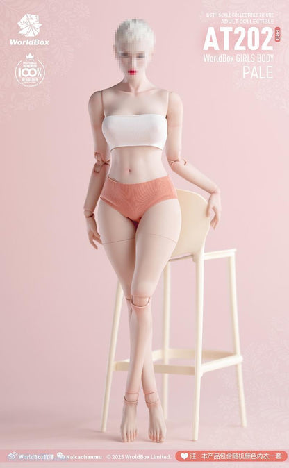 PRE ORDER – 1/6 FEMALE BODY WITH FAT LEGS UPGRADED VERSION PALE