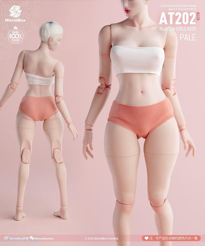 PRE ORDER – 1/6 FEMALE BODY WITH FAT LEGS UPGRADED VERSION PALE