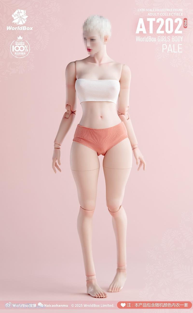 PRE ORDER – 1/6 FEMALE BODY WITH FAT LEGS UPGRADED VERSION PALE