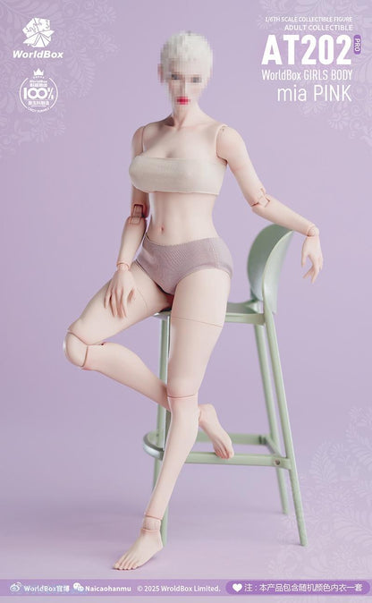 PRE ORDER – 1/6 FEMALE BODY WITH FAT LEGS UPGRADED VERSION MIA PINK