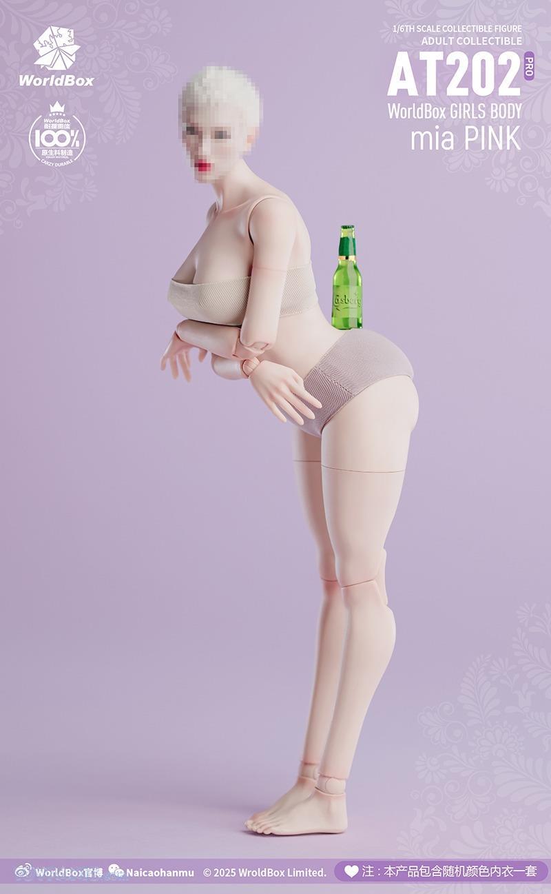 PRE ORDER – 1/6 FEMALE BODY WITH FAT LEGS UPGRADED VERSION MIA PINK