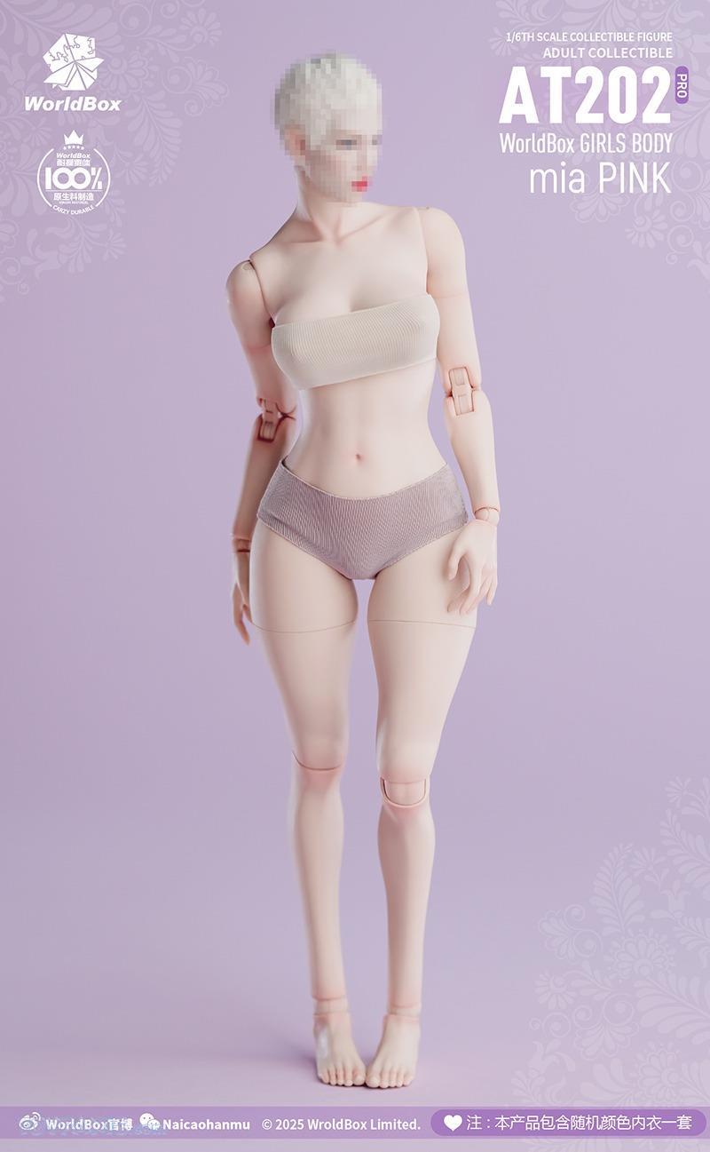 PRE ORDER – 1/6 FEMALE BODY WITH FAT LEGS UPGRADED VERSION MIA PINK