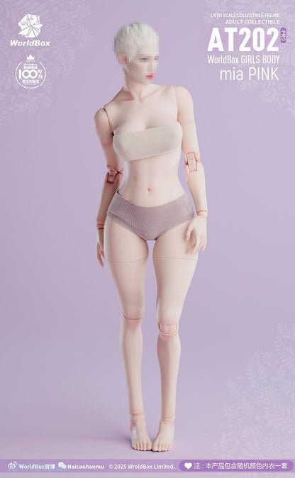 PRE ORDER – 1/6 FEMALE BODY WITH FAT LEGS UPGRADED VERSION MIA PINK